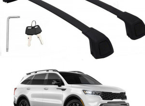 Car Roof Rack Rail Cross Bars For Kia Sorento 2021-2023 Luggage Carrier Lockable