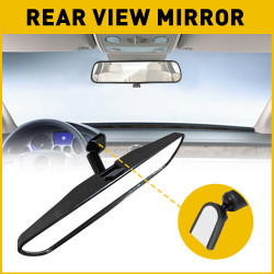 For Wide Angle Convex Car  SUV Rear View Mirror 8'' Interior Replacement 