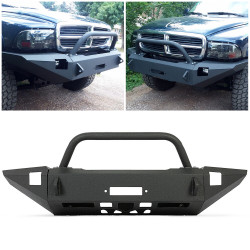 For 97-04 Dodge Dakota Durango Front Steel Bumper W/ Bull Bar 98 99 00 01 02 03