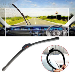 24" Car Windshield Wiper Blade Replacement Soft Double Layer Rubber