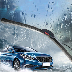 24" Car Windshield Wiper Blade Replacement Soft Double Layer Rubber