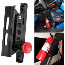 Roll Bar Fire Extinguisher Mount Holder Quick Release Bracket For ATV 