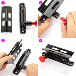 Roll Bar Fire Extinguisher Mount Holder Quick Release Bracket For ATV 
