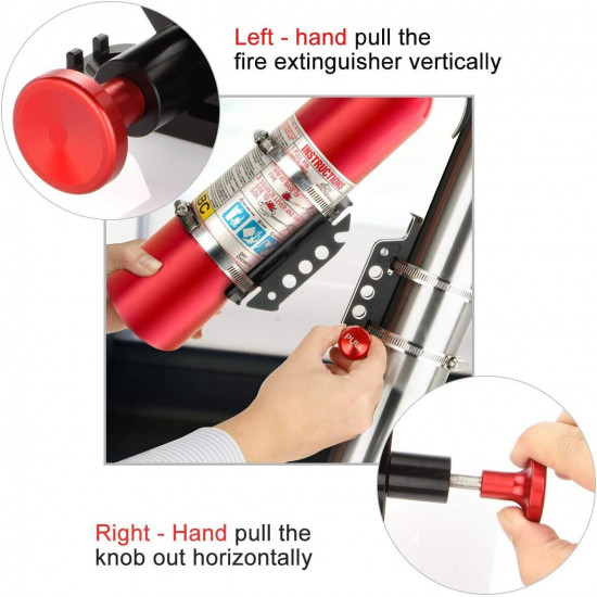 Roll Bar Fire Extinguisher Mount Holder Quick Release Bracket For ATV Roll Bar Fire Extinguisher Mount Holder Quick Release Bracket For ATV