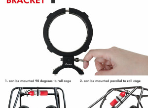 Car Roll Bar Fire Extinguisher Holder Mount Bracket Adjustable for Jeep Wrangler