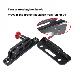 Quick Release Aluminum Roll Bar Fire Extinguisher Mount Fit For UTV Polaris RZR